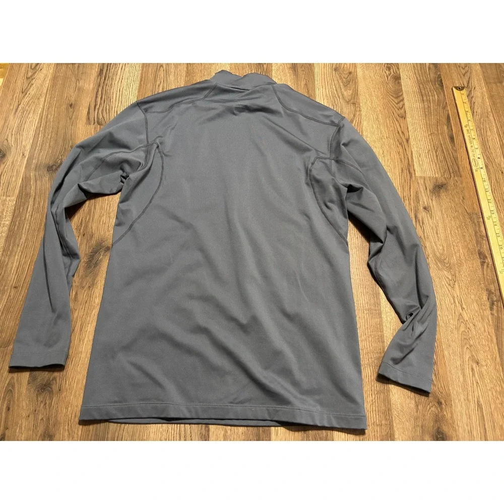 Nike Shirt Mens Size XXL Gray Long Sleeve Mock Neck Base Layer Pro Compression